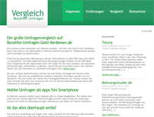 Tablet Screenshot of bezahlte-umfragen-geld-verdienen.de